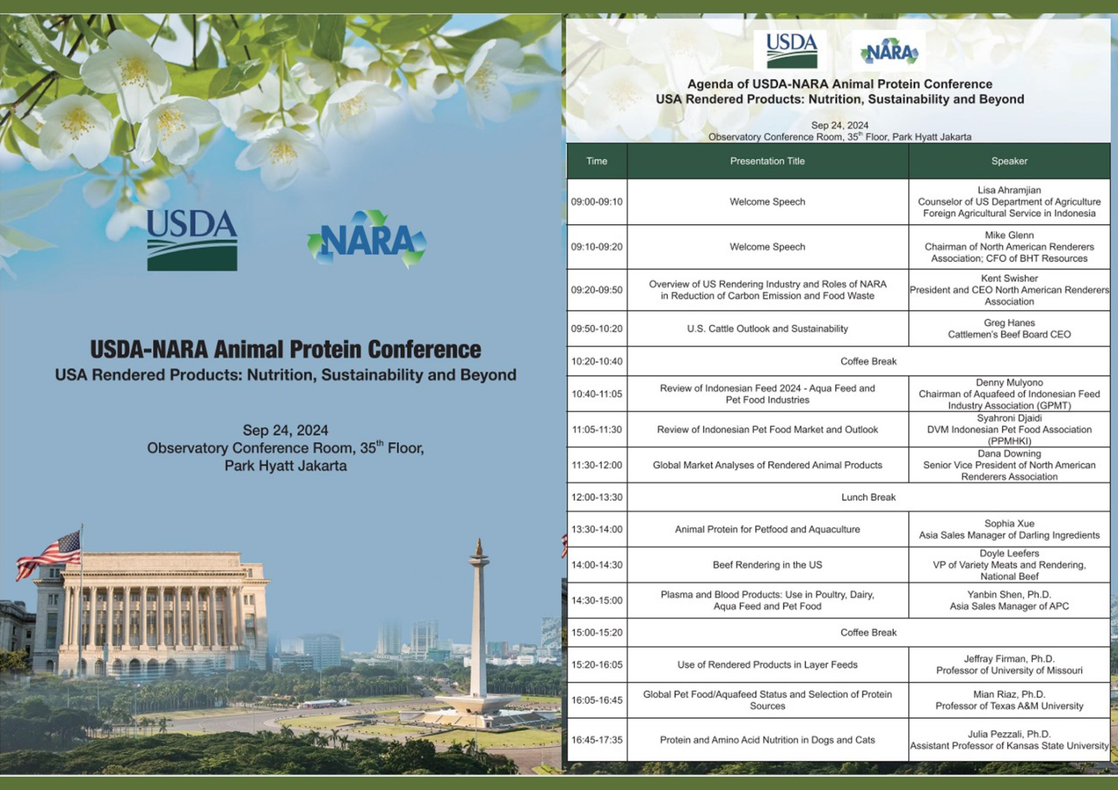 USDA-NARA Animal Nutrition Conference 