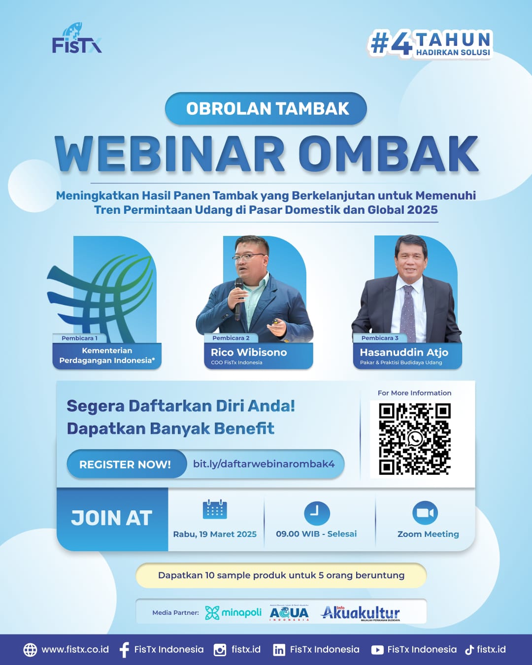 FisTx Gelar Webinar Ombak ke-4 tahun 2025, GRATIS!